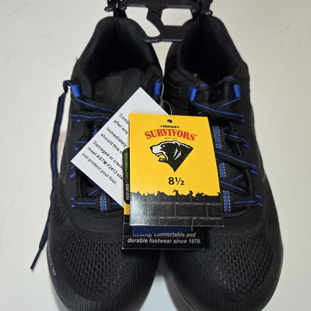 Herman Survivors Mens Composite Toe Slip Resistant Work Shoes Size 8.5, Cassle